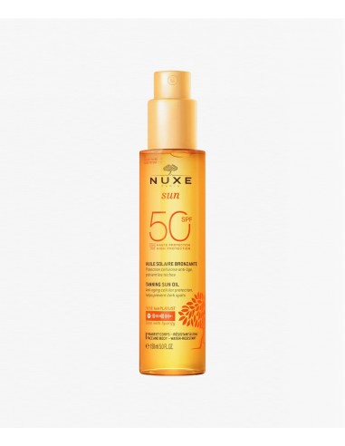 NUXE SUN aceite en spray bronceador alta protección SPF50 150 ml